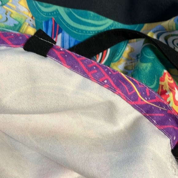 Dragon print tote bag, book bag, chinoisierer colourful tote, beach bag - Picture 4 of 4